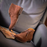 CHOCOLATE CORD BOOTS