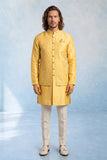 Floral Damask Layered Kurta Set