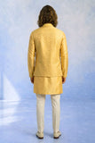 Floral Damask Layered Kurta Set