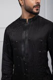 OBSIDIAN ZIPPER KURTA SET