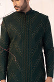 Emerald Zevar Achkan Set