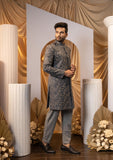 Graphite Glist Achkan Set