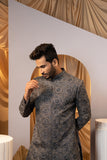 Graphite Glist Achkan Set
