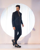 Noir Eclipse Jacket Set