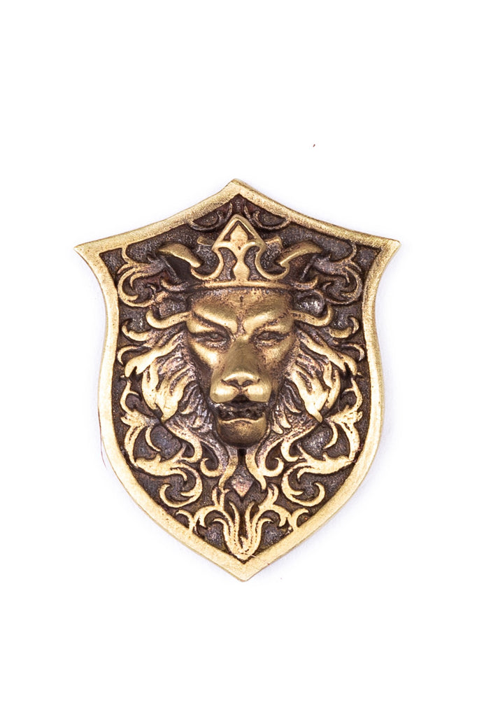 The Lion Shield Brooch