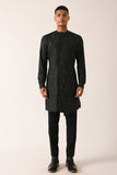 BLACK FOREST SIDE OPEN PTINTED KURTA