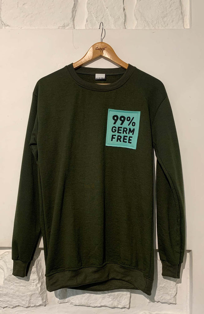 99% germ free sweatshirt