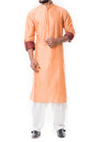 Peach Pathani Set