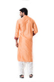 Peach Pathani Set