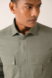 SNAP PLACKET SHIRT