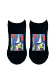 TOFFCRAFT - Abstract Art Print Low Cut Ankle Socks