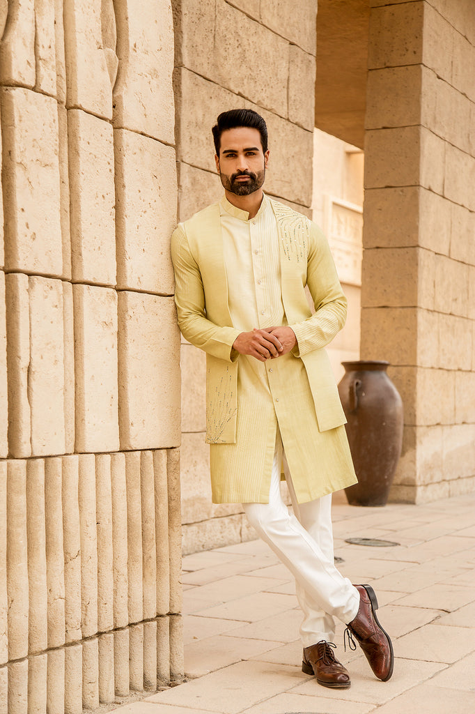 3 Pc Mens Designer Wedding Bollywood Wear Traditional Kurta Payjama Jacket  Set | eBay