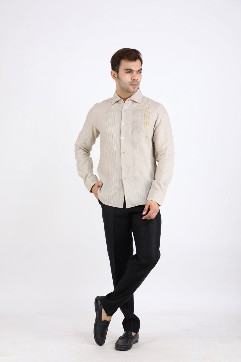 BEIGE SHIRT