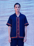 COLORCRET RESORT SHIRT NAVY
