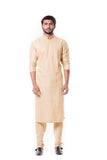 SHERWOOD TAN PINTUCKS KURTA SET