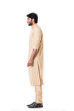 SHERWOOD TAN PINTUCKS KURTA SET