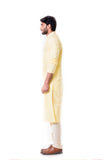 LIME YELLOW KURTA SET