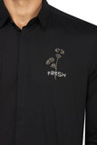 The forbidden Flower Shirt in Black