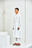 Khichan pintuck topstitch kurta