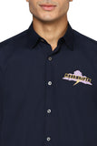 The Thunder Shirt in Navy Blue
