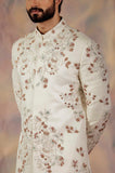 Ivory In Malaga Sherwani Set