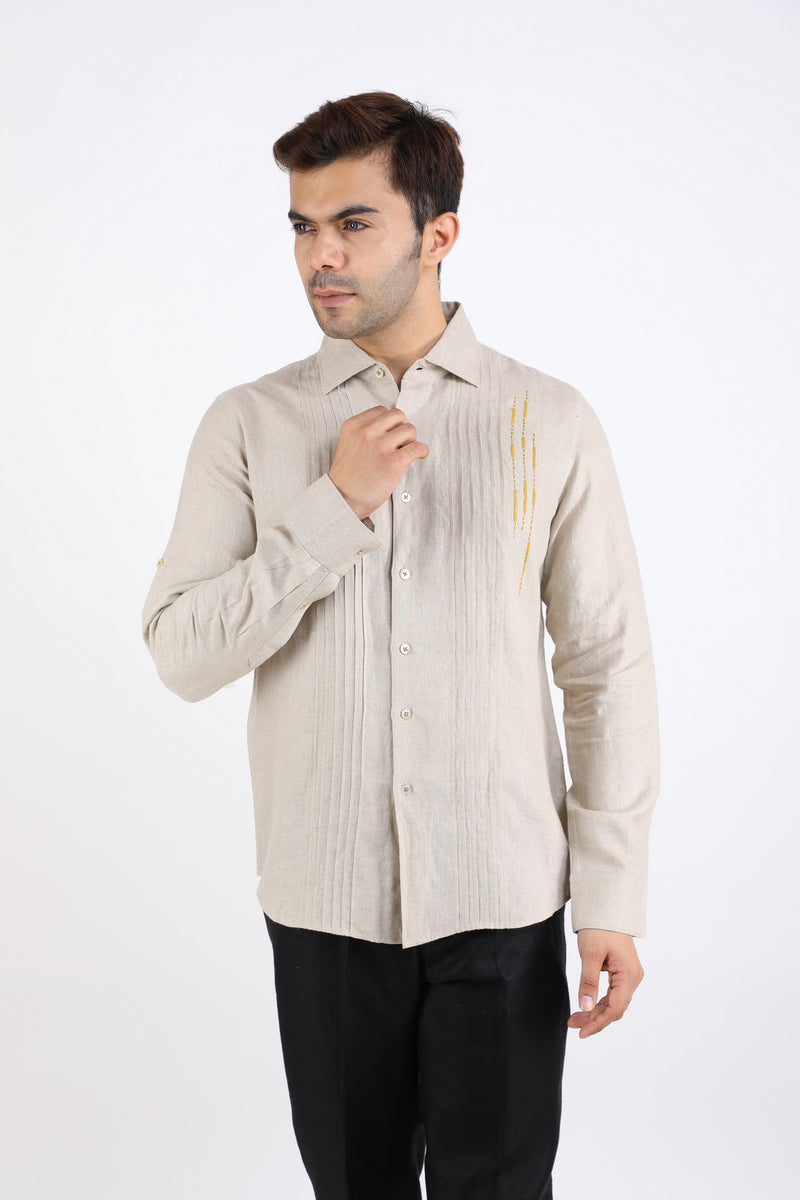 BEIGE SHIRT