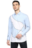 The Easy breezy Shirt in white & Sky blue