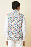 Multi-Colour Floral Print Bundi Jacket