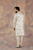 Ivory In Malaga Sherwani Set