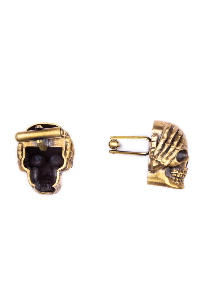 THE DEAF SKULL CUFFLINKS – Curato - Main Image