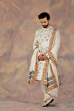 Ivory In Malaga Sherwani Set