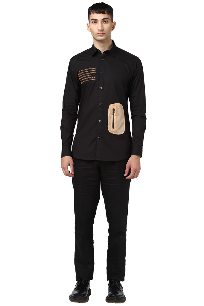 Binary Shirt With Utility Pocket & Elbow Patch