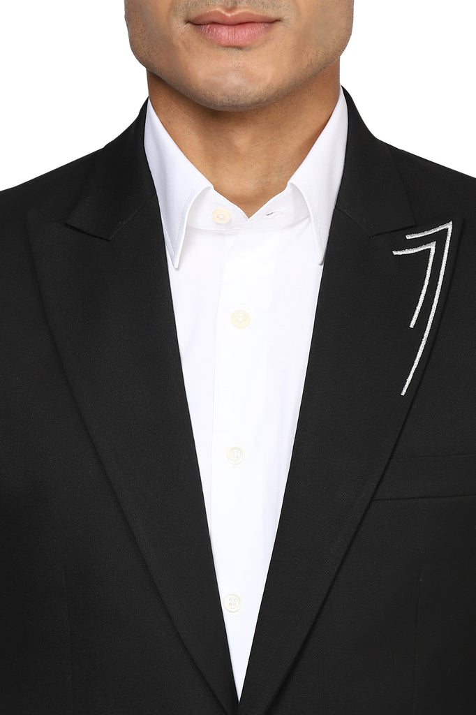 Allen Solly Suits  Buy Allen Solly Black Solid Blazer And Trouser Set of  2 Online  Nykaa Fashion