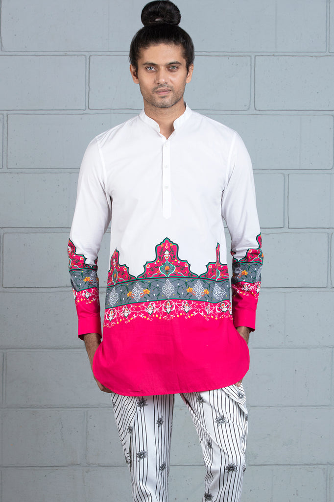 Mahal Shirt with Central Maharajah print