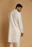 Ivory kurta with pant pyjama