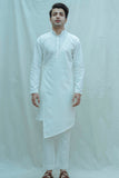 White kurta and pants