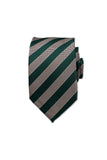 Two Tone Striped Neck Tie, Green