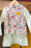 Kurta with stylish embroidered Bandi