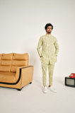 Lime gulshan cotton Kurta Pajama set