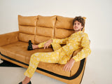 Golden gulshan cotton Kurta Pajama set