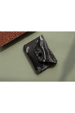 Raye Mini Wallet - Charcoal with Ecru Marble