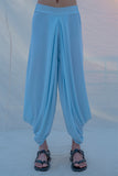 Cotton X Rayon Drenched in Aqua Dhoti