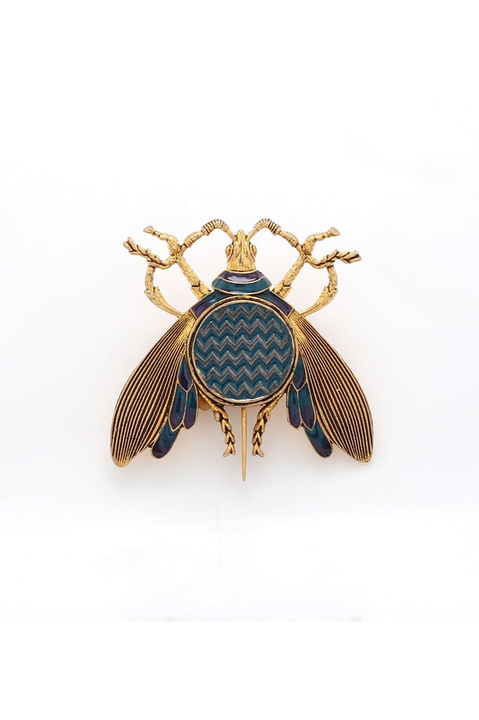 Chevron Insect Brooch