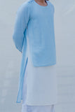 Cotton X Linen Blue Sky Kurta