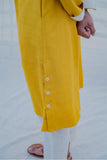 Cotton X Linen Indisputably Yellow Kurta