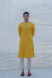 Cotton X Linen Indisputably Yellow Kurta