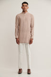 Classic Short Kurta in Moon Rock