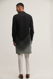 HANDLOOM PRINTED KURTA SET IN BLACK