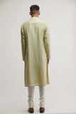 PINTUCKED KURTA SET IN PALE MINT