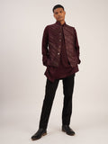 SILK EMBROIDERED JAWAHAR JACKET
